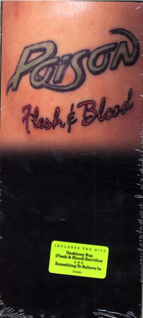 Poison Flesh & Blood - Sealed longbox US CD album (CDLP) (554350)